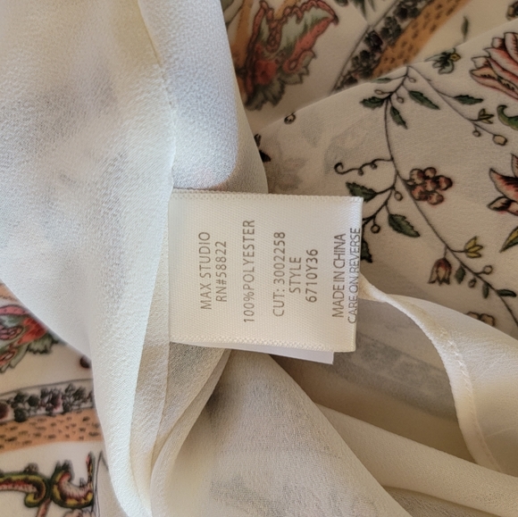 Max Studio NWT Floral Tank Sz M - Picture 8 of 8